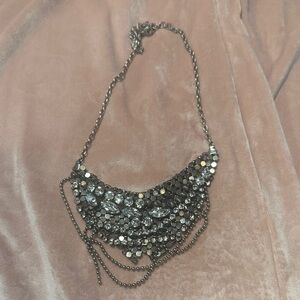 Sorrelli Black and Silver Crystal Necklace